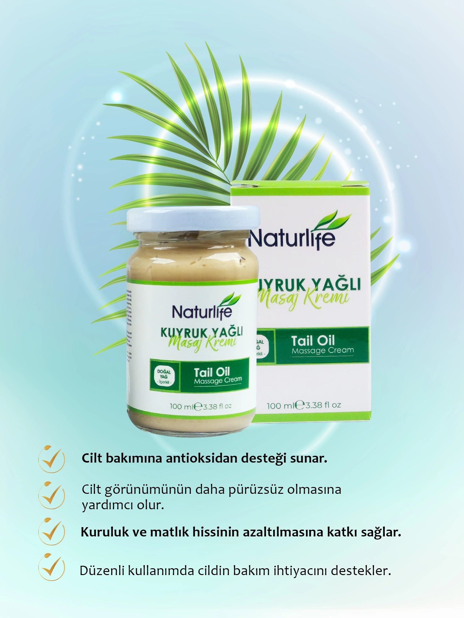 Nature Life Kuyruk Yağlı Masaj Kremi