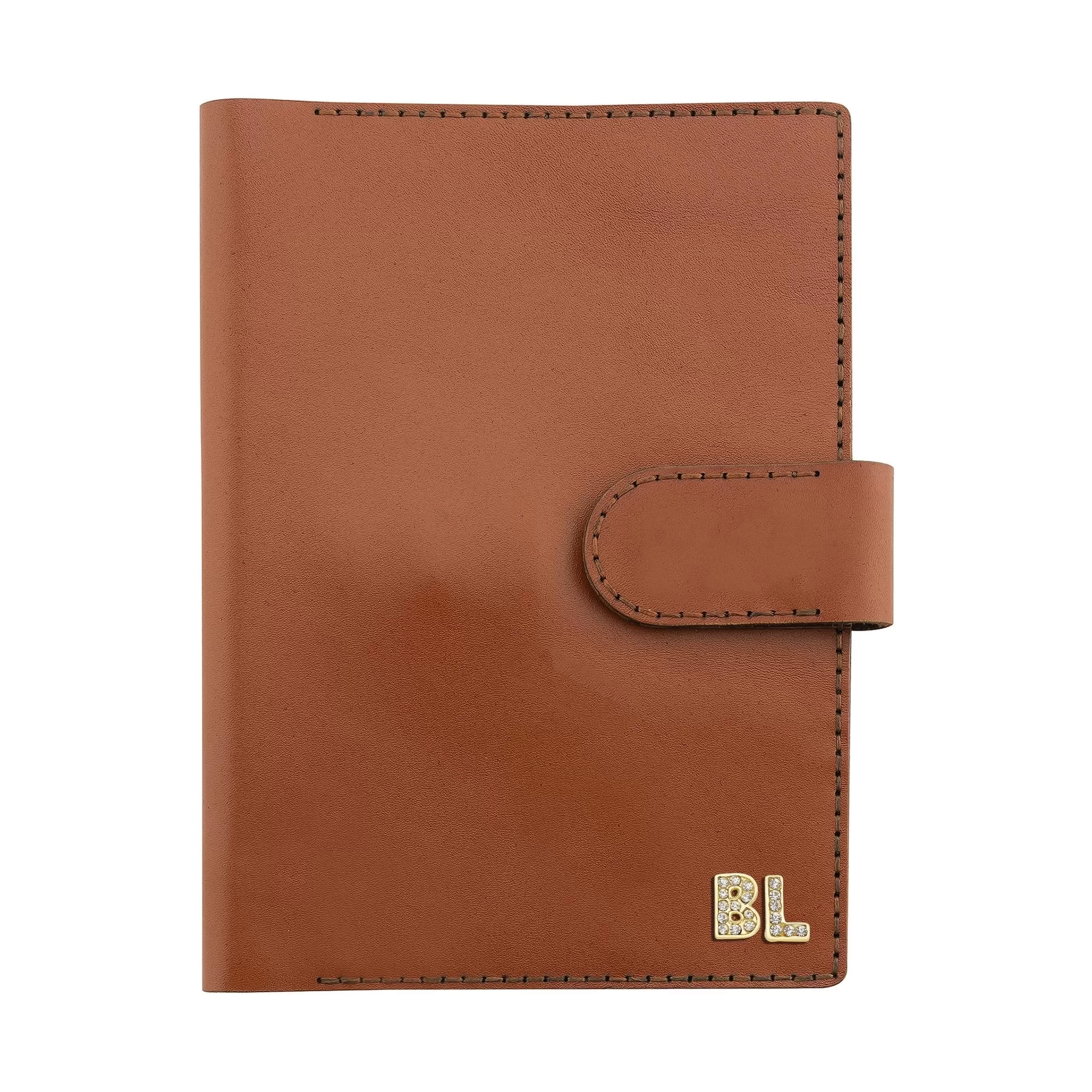 A5 Defter ve Ajanda Kılıfı - %100 Tiesto Deri - KO10002 - Tobacco
