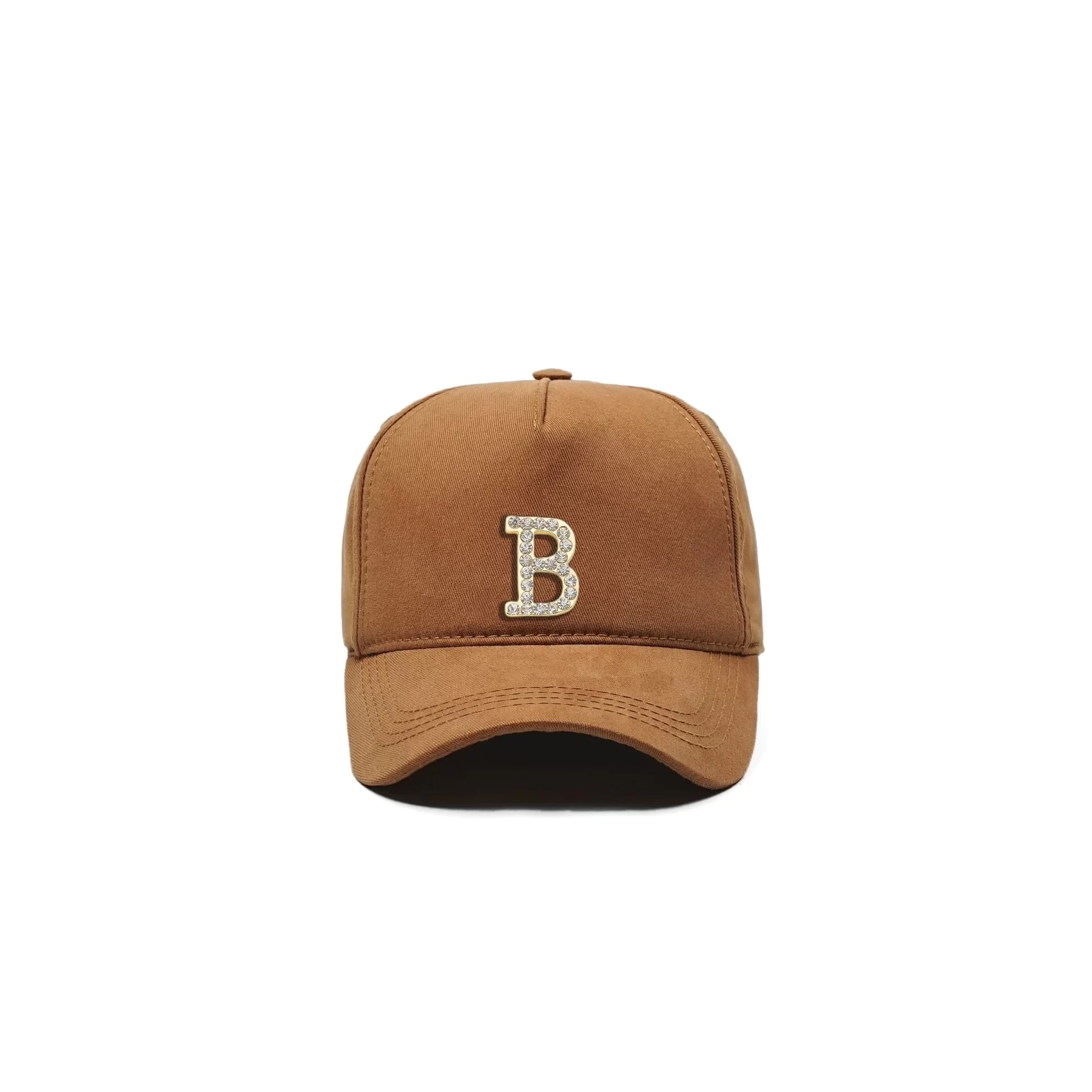İsme Özel Gabardin Kep Şapka - AB01005 - Camel