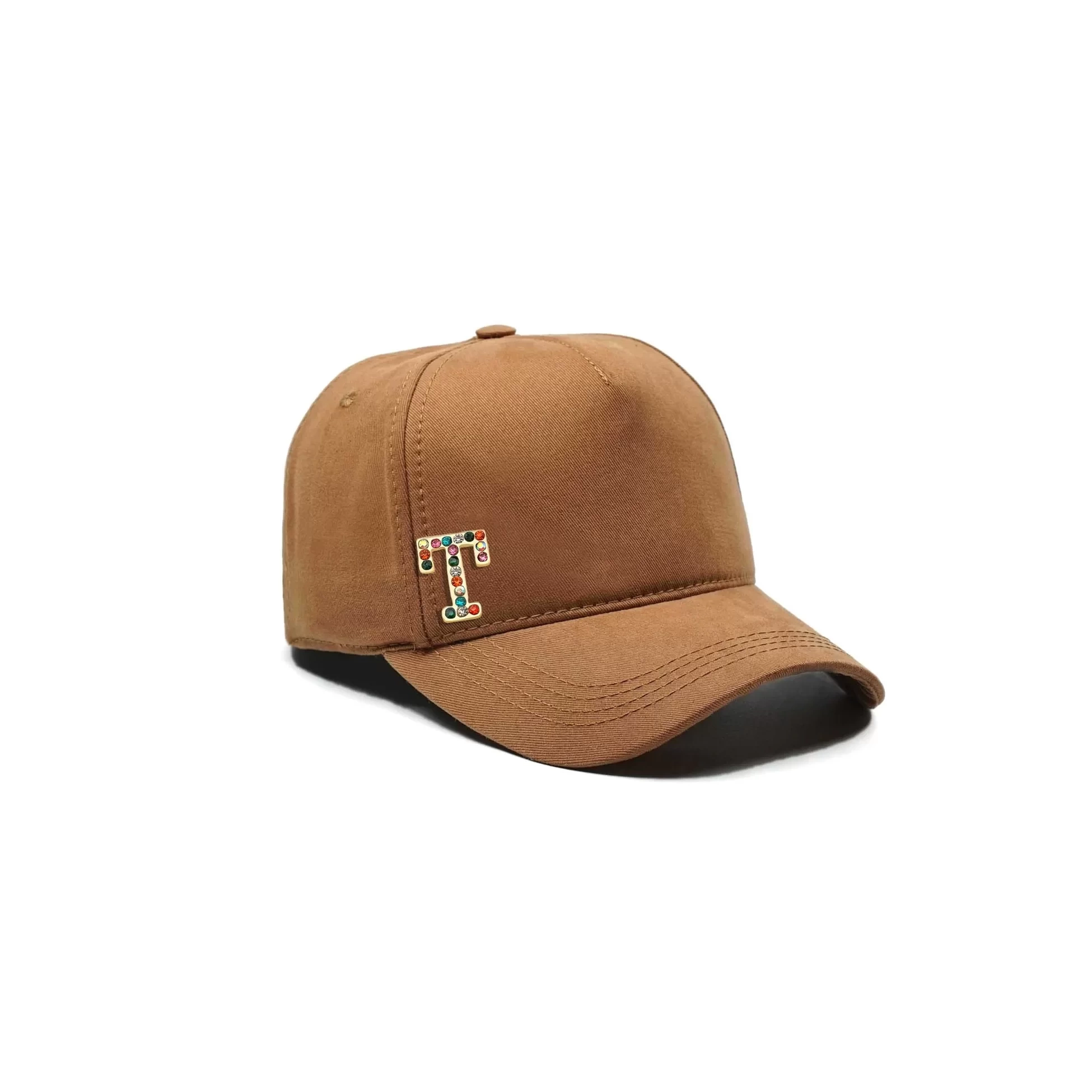 İsme Özel Gabardin Kep Şapka - AB01005 - Camel