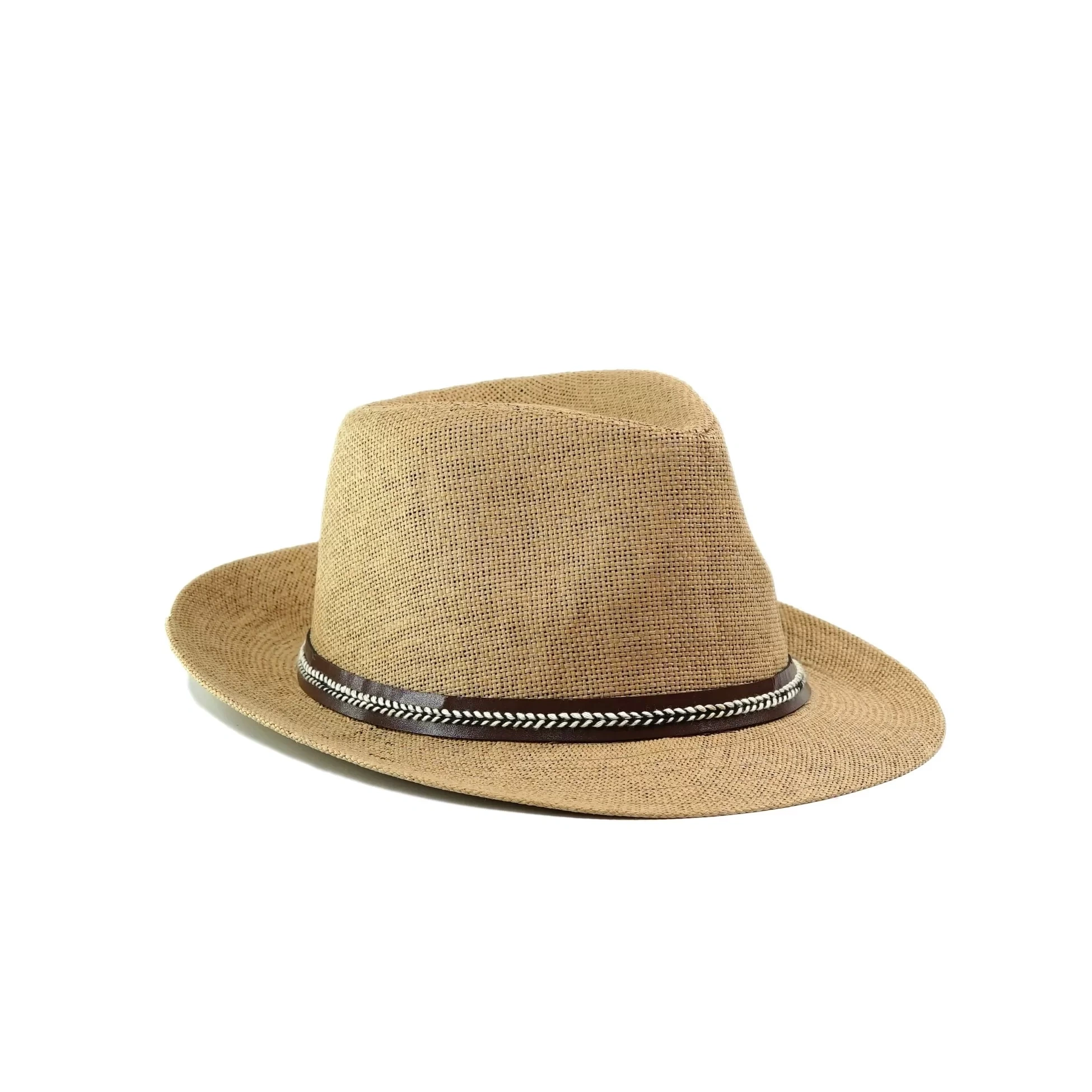 İsme Özel Hasır Fötr Şapka - AB01006 - Camel