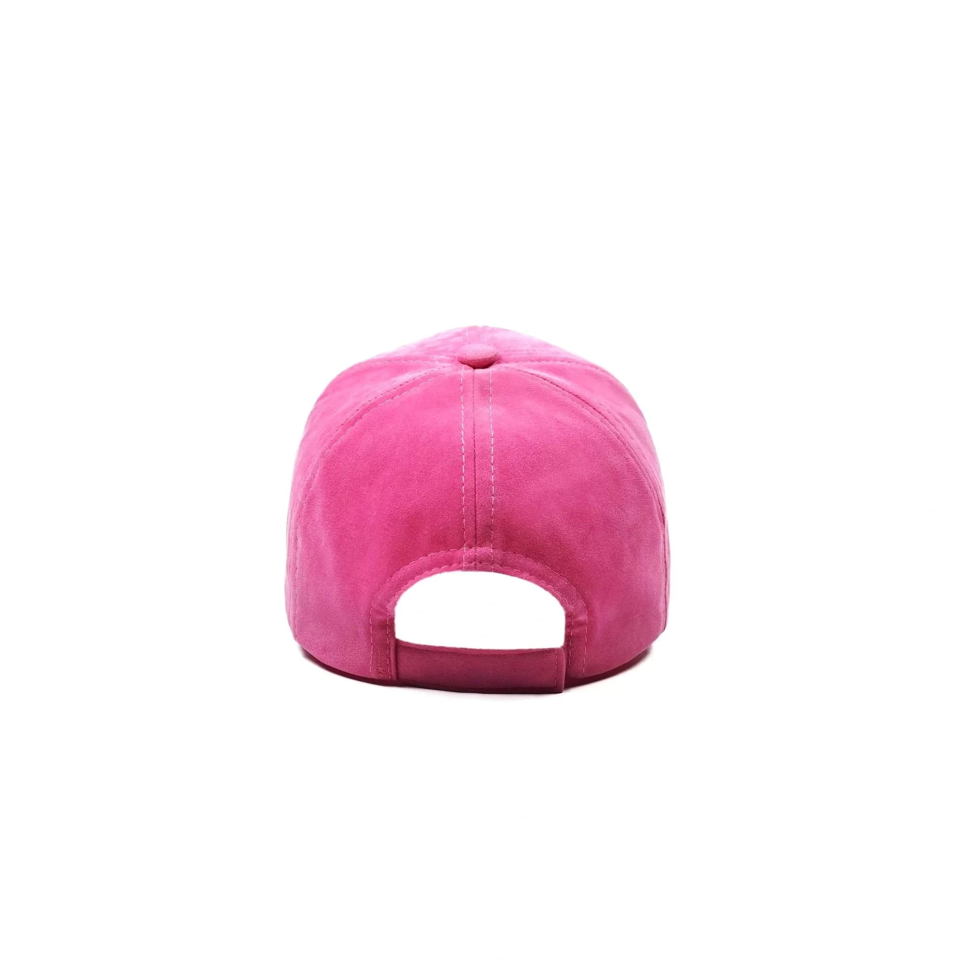 İsme Özel Süet Kep Şapka - AB01013 - Pembe