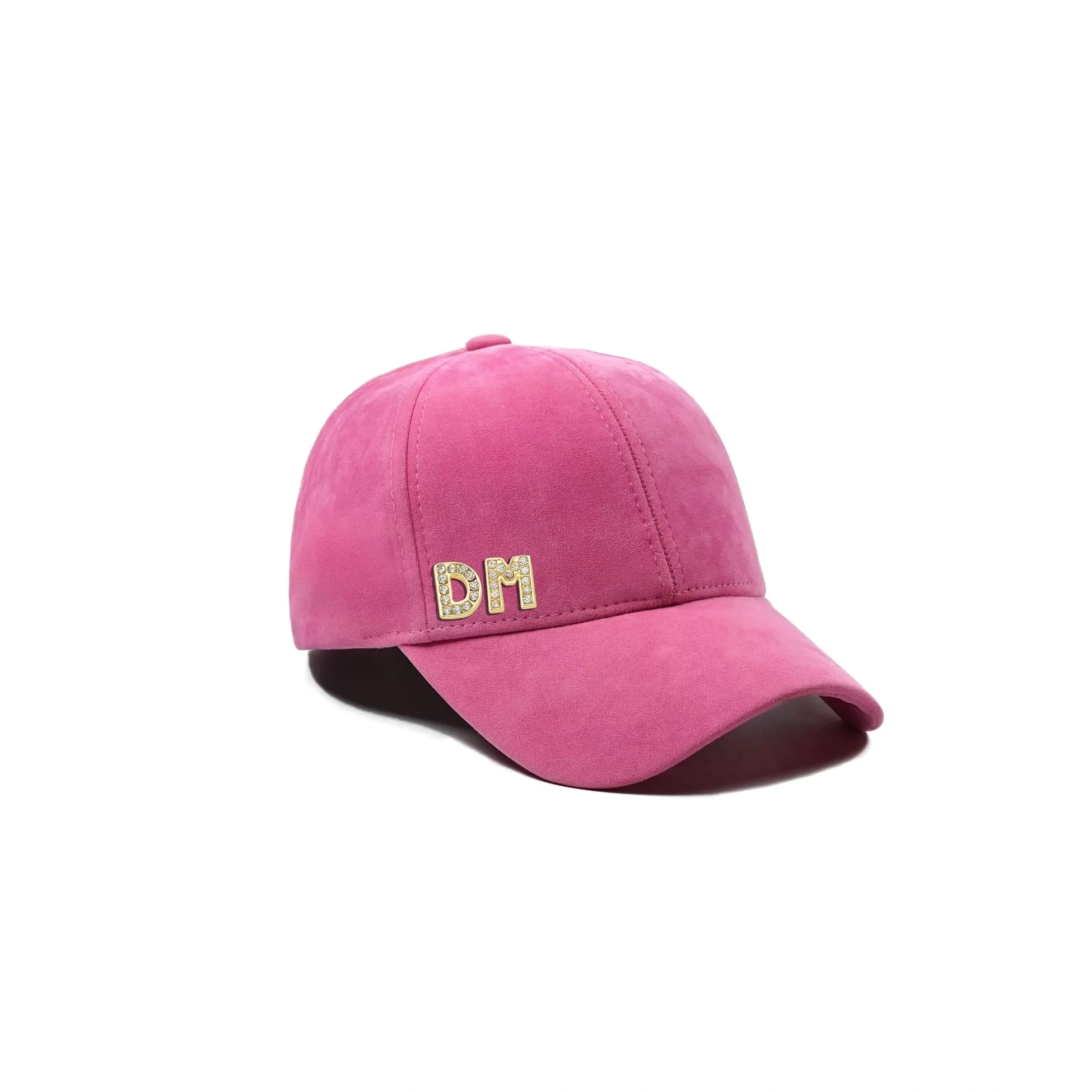 İsme Özel Süet Kep Şapka - AB01013 - Pembe