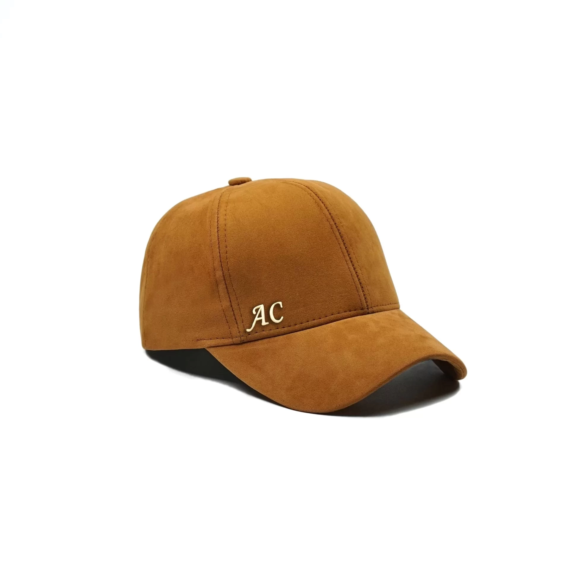 İsme Özel Süet Kep Şapka - AB01013 - Camel