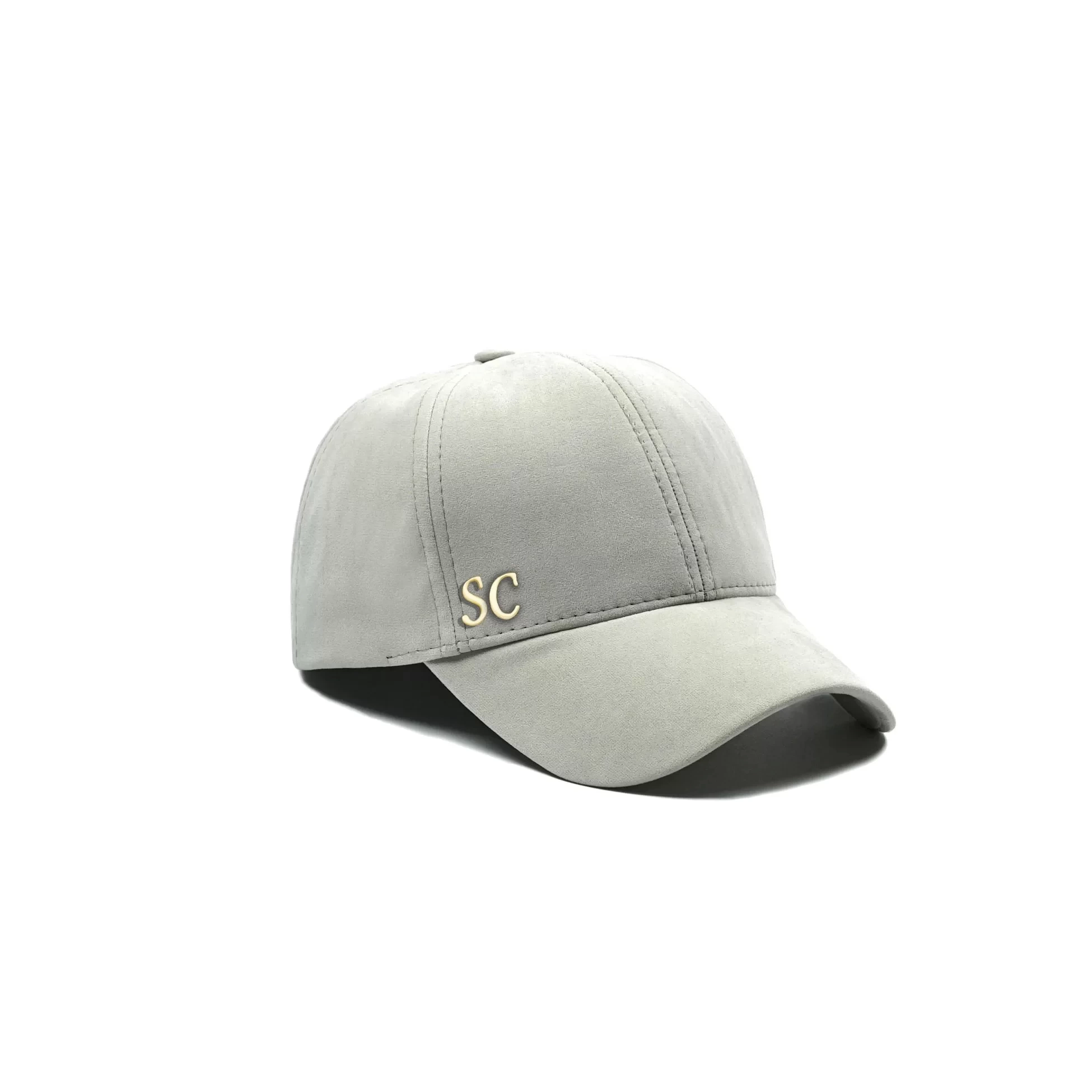 İsme Özel Süet Kep Şapka - AB01013 - Taş