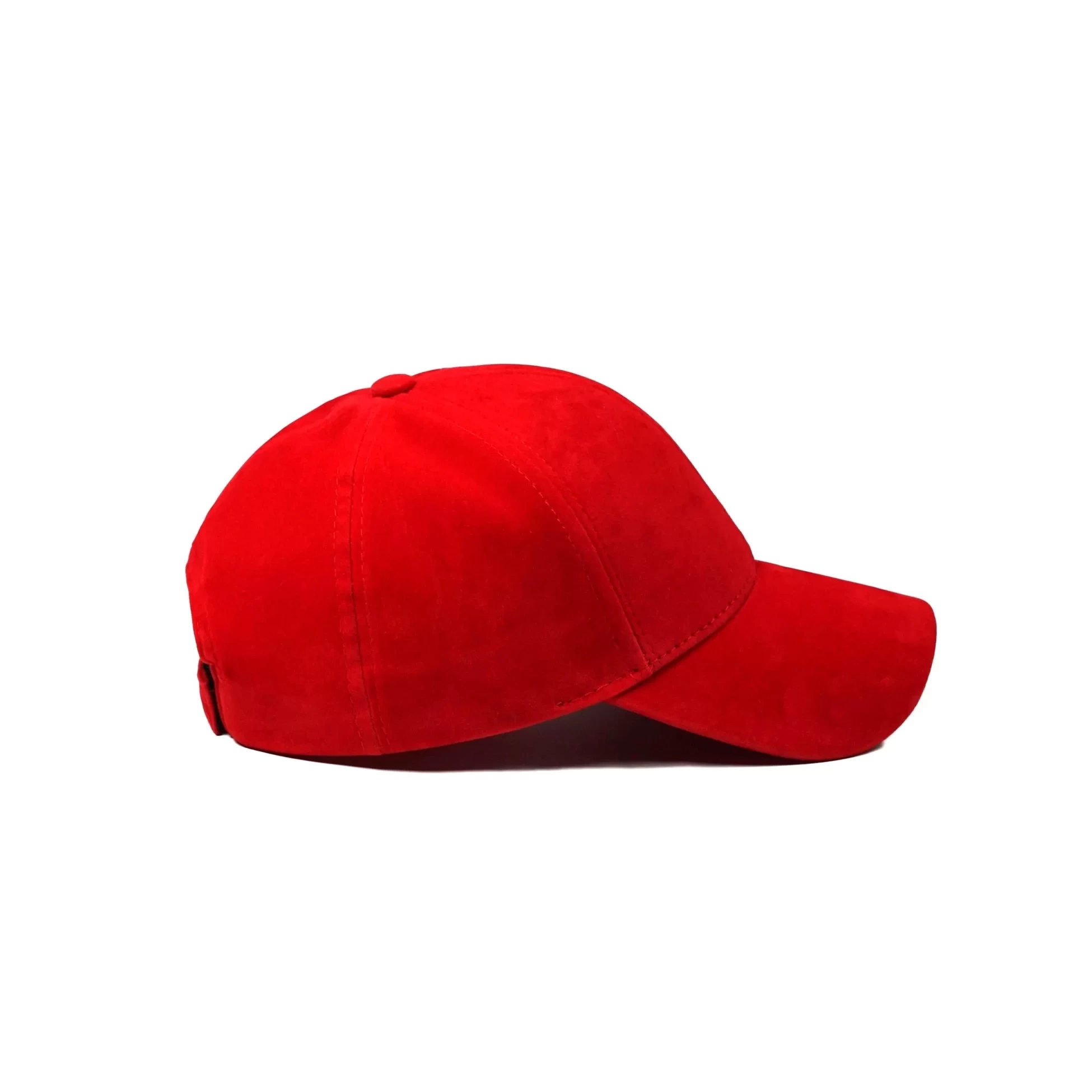 İsme Özel Süet Kep Şapka - AB01013 - Kırmızı