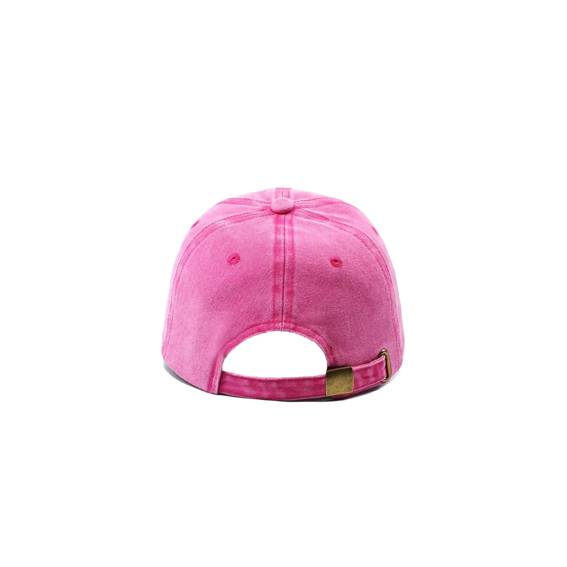 İsme Özel Yıkamalı Kep Şapka - AB01010 - Pembe