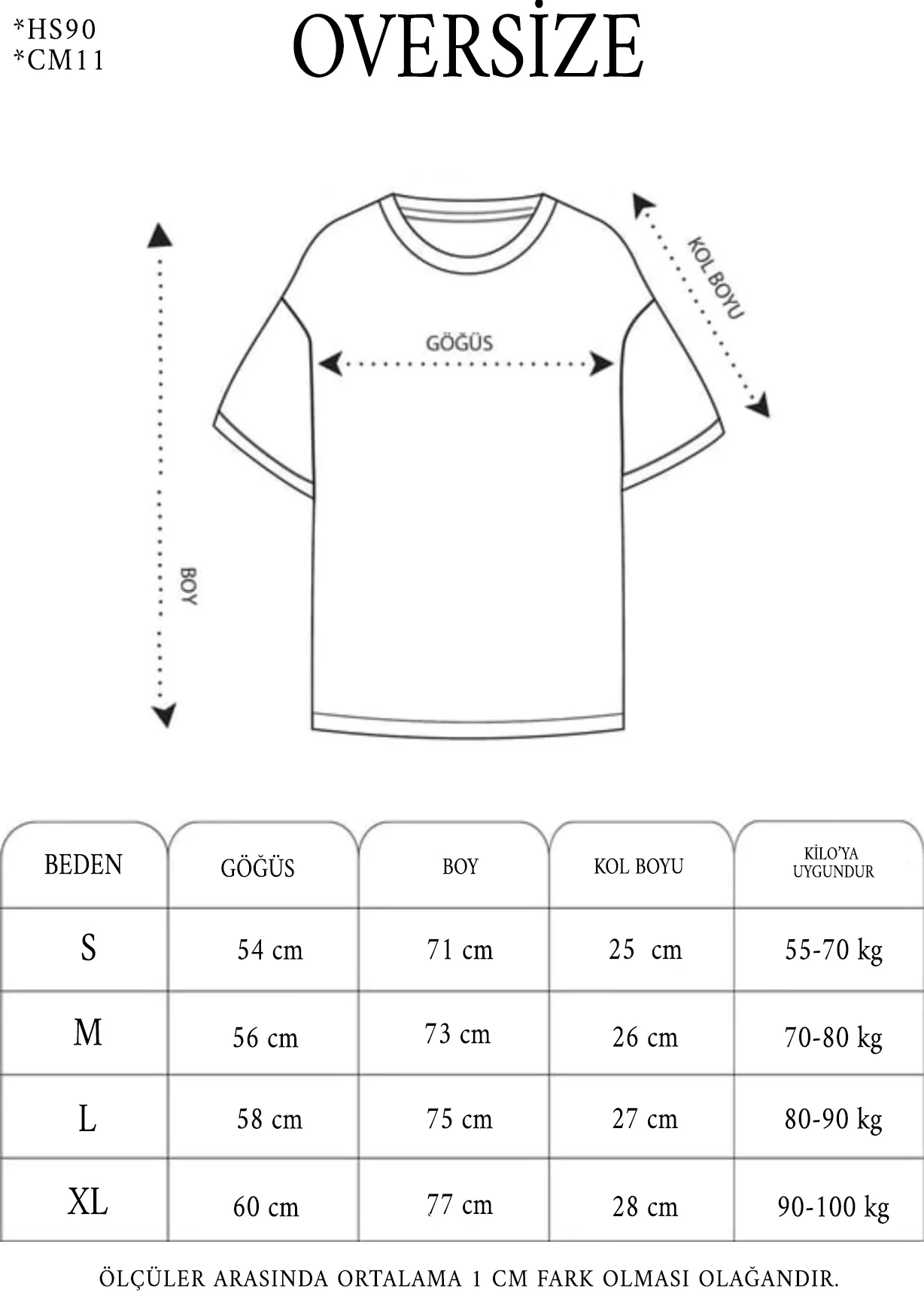 Unisex Dikişli Baskılı Oversize T-Shirt - Siyah