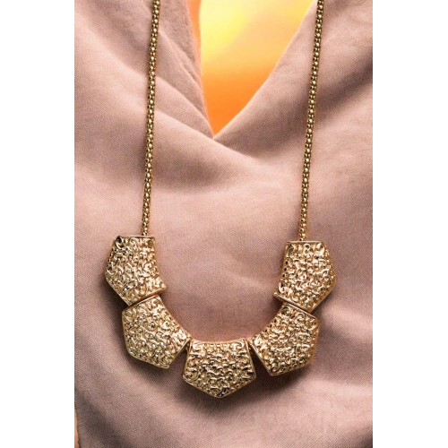 Özel Tasarımlı Kalın Yılan Zincirli Gerdanlık Kolye