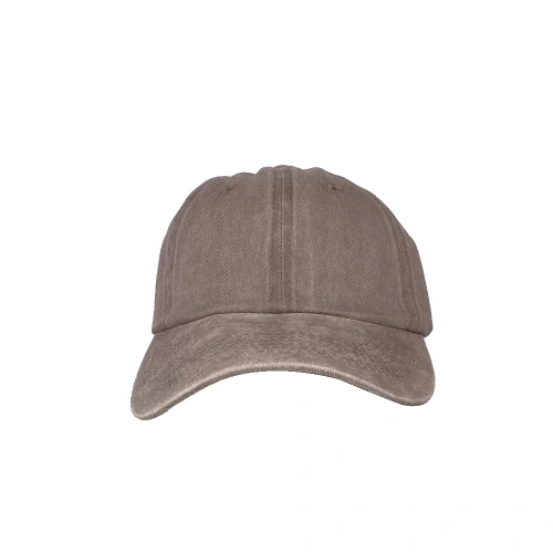 İsme Özel Yıkamalı Kep Şapka - AB01010 - Kül Rengi