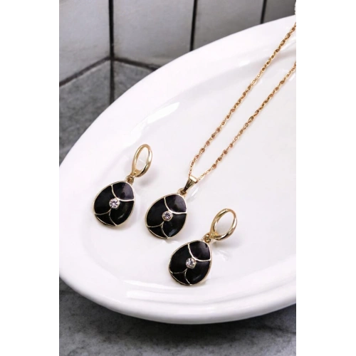 Özel Tasarımlı Kolye Küpe Takım Seti