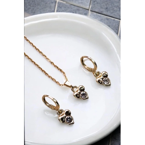 Özel Tasarımlı Kolye Küpe Takım Seti