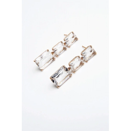 Xuping Alerji Ve Kararma Yapmama Garantili Zirkonium Taşlı Küpe