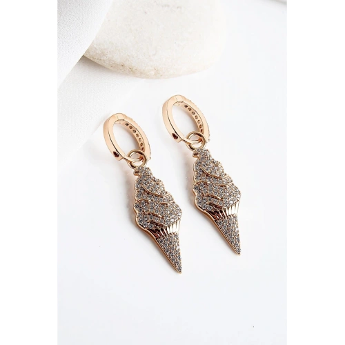 Xuping Kararma Yapmama Garantili Dondurmalı Zirkonium Taşlı Küpe