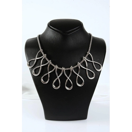 Sonsuzluk Tasarımlı Gold Renkli Gerdanlık