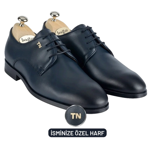 Antik Deri Bağcıklı Kösele Erkek Ayakkabı - TWGB001