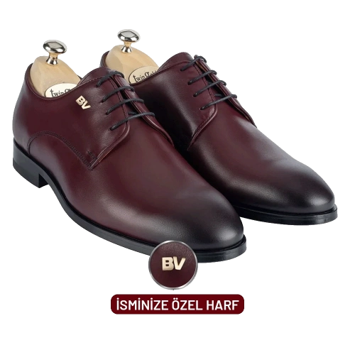 Antik Deri Bağcıklı Kösele Erkek Ayakkabı - TWGB001