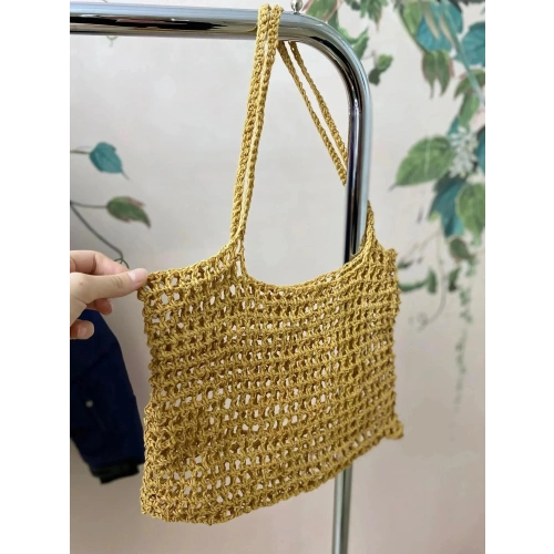 Feyb Marka Hasır Çanta - Taba