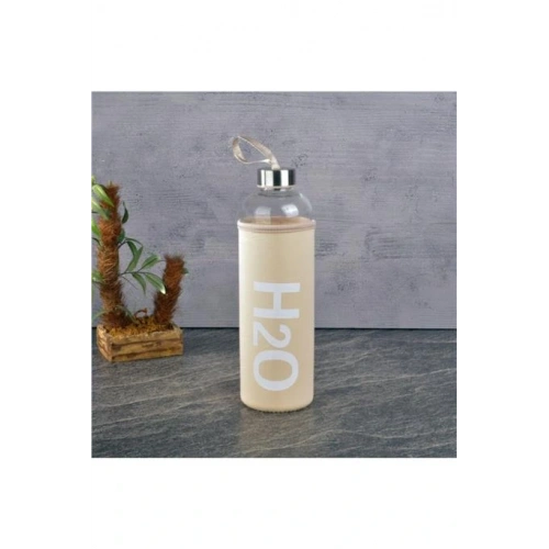 Kılıflı Cam Matara - 1000 ml - Tarçın