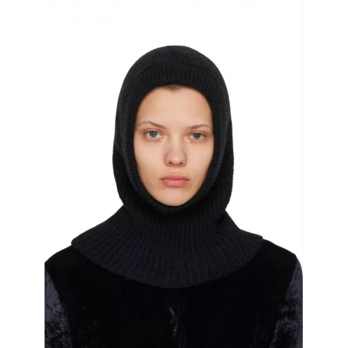 Kışlık Tam Kalıp Boğazlı Dokuma Triko Bere - Siyah