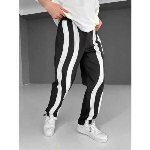 Paraşüt Kumaş Eşofman - Siyah