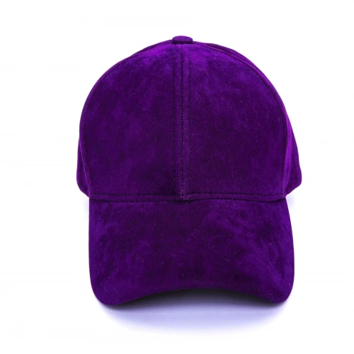 İsme Özel Kışlık Kaşe Beyzbol Kep Erkek Şapka - AB01003 - Mor