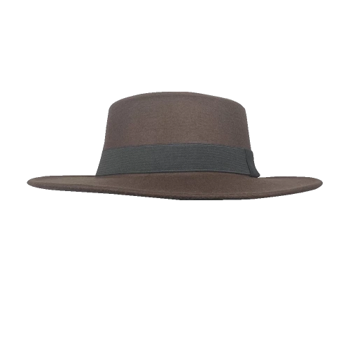 İsme Özel Özel Gondol Şapka - AB01001 - Koyu Kahverengi