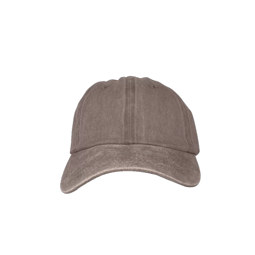 İsme Özel Yıkamalı Kep Şapka - AB01010 - Kül Rengi