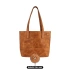 Twingold Kişiye Özel %100 Deri Rainbow Tote Bag - TWGR109