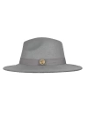 İsme Özel Panama Fötr Şapka - AB01004 - Gri