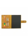 A5 Defter ve Ajanda Kılıfı - %100 Rainbow Deri - KO10001 - Hardal Sarısı