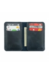 İsme Özel Dikey Mini Cüzdan - %100 Rainbow Deri - A010005 - Lacivert