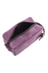 İsme Özel Dopp Kit Kişisel Bakım ve Seyahat Çantası - %100 Rainbow Deri - AC14004 - Mor