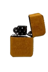 Handmade El Yapımı Hakiki Deri Zippo Modeli Çakmak - AG02001 - Camel