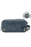 İsme Özel Dopp Kit Kişisel Bakım ve Seyahat Çantası - %100 Rainbow Deri - AC14004 - Lacivert