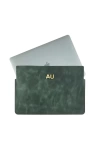 İsme Özel Macbook Kılıfı - %100 Rainbow Deri - ET02002 - Haki