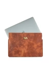 İsme Özel Macbook Kılıfı - %100 Rainbow Deri - ET02002 - Tobacco