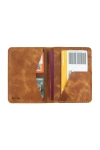 İsme Özel Pasaport Kılıfı - %100 Rainbow Deri - AK02003 - Camel