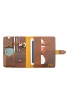 İsme Özel Çıtçıtlı Fonksiyonlu iPad Organizer - %100 Crazy Deri - ET01004 - Taba