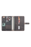 İsme Özel Çıtçıtlı Fonksiyonlu Macbook Organizer - %100 Crazy Deri - ET02004 - Kahverengi