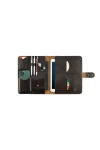 İsme Özel Çıtçıtlı Fonksiyonlu iPad Organizer - %100 Tiesto Deri - ET01003 - Koyu Kahverengi
