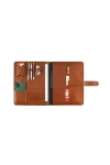 İsme Özel Çıtçıtlı Fonksiyonlu Macbook Organizer - %100 Tiesto Deri - ET02003 - Tobacco