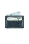 İsme Özel Yatay Kartlık - %100 Rainbow Deri - A011001 - Lacivert