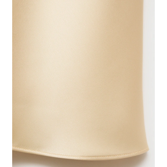 Kadın Saten Midi Etek | Lastikli Bel, Yüksek Bel, Kemersiz | Şık ve Rahat A Kesim