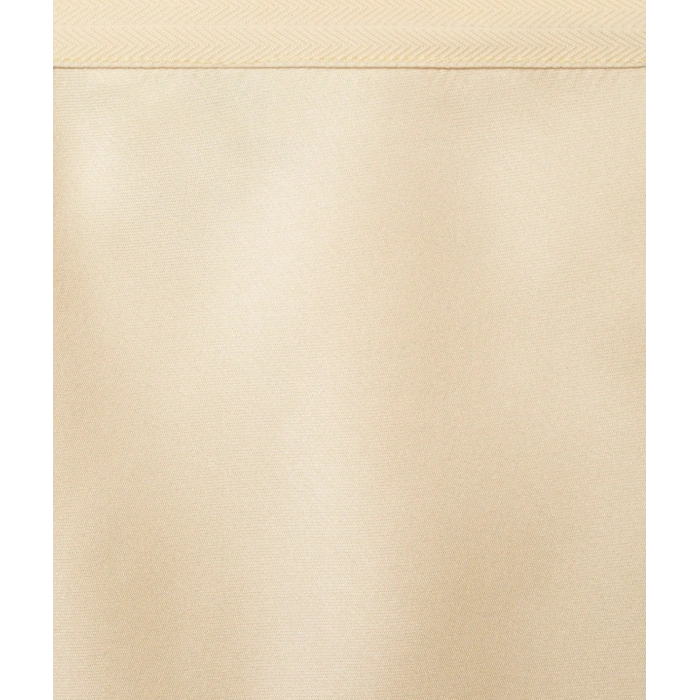 Kadın Saten Midi Etek | Lastikli Bel, Yüksek Bel, Kemersiz | Şık ve Rahat A Kesim