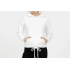 Kadın Kışlık 3 İplik Şardonlu Sıcak Tutan Kapüşonlu Sweatshirt (Hoodie) Ayarlanabilir Bağcıklı Bel Detaylı