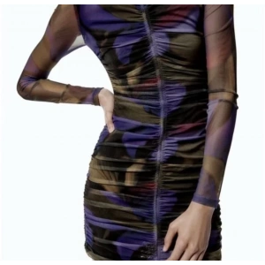 Parti Ruhu | Balıkçı Yaka Büzgülü | Mini Elbise