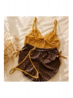 Saten Dantelli Şortlu Pijama Takımı
