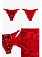 Glimmer Lace Payet Detaylı Ayarlanabilir Askılı Külot