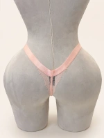 Lace Desire Çiçek Dantelli Kalın Bant Detaylı Külot - Beyaz
